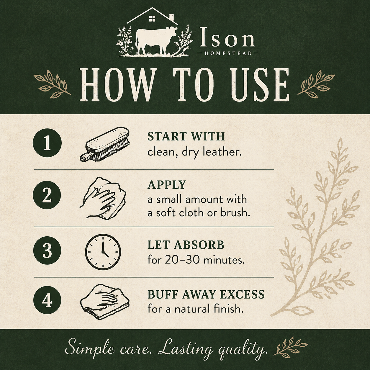 Tallow Leather Conditioner